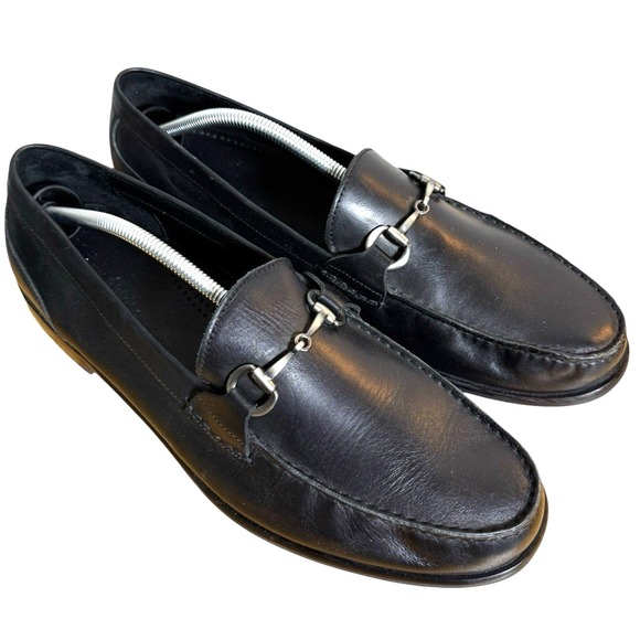 Cole Haan Fairmount Horsebit MENS 13 M PRE-OWNED‎ Slip-On Leather Loafer Black - Picture 1 of 14